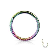 Geflochtenes Segmentring-Clicker Piercing