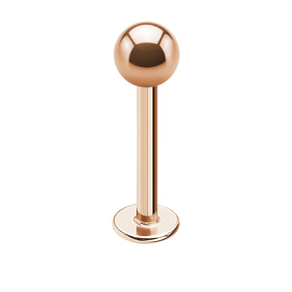 Piercing Labret - Stahl - Rosegold