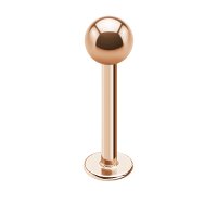 Piercing Labret - Stahl - Rosegold