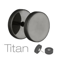 Titan Fake Plug schwarz