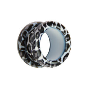 Supernova - Flesh Tunnel - Leopard - Weiß