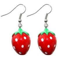 Dangle Earrings - Strawberry