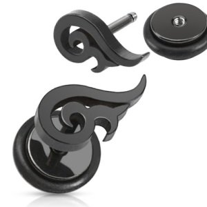 Fake Plug - Tribal - Schwarz