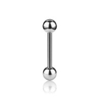 Piercing Stab - Stahl - Silber - 1.0mm