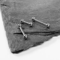 1.6mm Piercing Stab in Silber