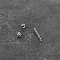 1.6mm Piercing Stab in Silber