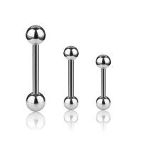 Piercing Stab - Stahl - Silber - 1.6mm