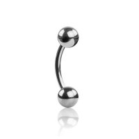 Piercing Banane - Stahl - Silber - 1.2mm