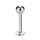 Piercing Labret - Stahl - Silber - 1.6mm