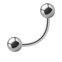 Piercing Banane - Titan - Silber - 1.2mm