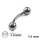 Piercing Banane - Titan - Silber - 1.6mm