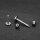 Piercing Labret - Titan - Silber - 1.2mm