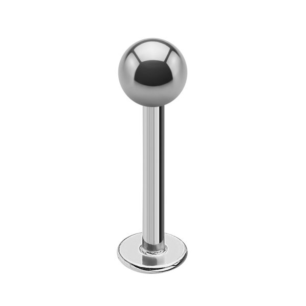 Piercing Labret - Titan - Silber - 1.6mm