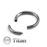 Piercing Segmentring - Titan - Silber - 1.2mm