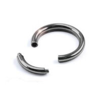 Piercing Segmentring - Titan - Silber - 1.6mm