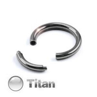Piercing Segmentring - Titan - Silber - 1.6mm