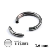 Piercing Segmentring - Titan - Silber - 1.6mm