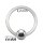 Piercing Klemmring - Titan - Silber - 1.2mm