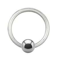 Piercing Klemmring - Titan - Silber - 1.6mm