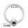 Piercing Klemmring - Titan - Silber - 1.6mm