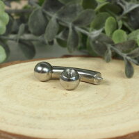 Piercing Banane - Stahl - Silber - 2.0mm bis 6.0mm