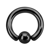 Ball Closure Ring - Steel - Black - 2.0mm to 6.0mm