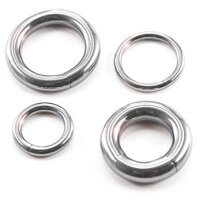 2.0mm bis 6.0mm Piercing Segmentring in Silber