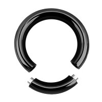 Segement Ring - Steel - Black - 2.0mm to 6.0mm