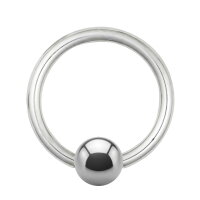 1.6mm Piercing Klemmring in Silber