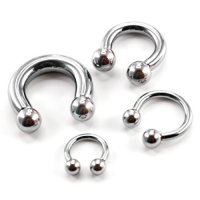 Circular Barbell - Steel - Silver - 2.0mm to 6.0mm