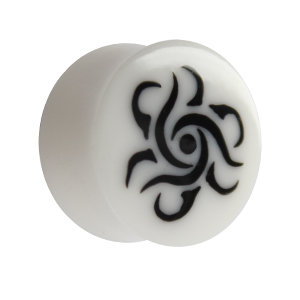 Leuchtender Ohr-Tunnel Mit LED - 10mm Innendurchmesser Aus Chirurgenstahl