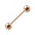 Piercing Stab - Stahl - Rosegold