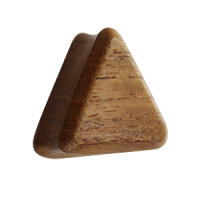 Holz Plug - Dreieck - Teakholz