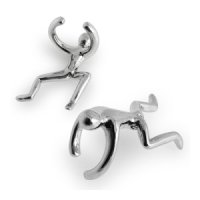 Ear Cuff - Silber - Männlein