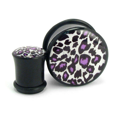 VX - Leopard Picture Plug - WHITE