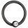 Segmentring Piercing - Clicker - Segmentklicker - Kristall