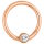Segmentring Piercing - Clicker - Segmentklicker - Kristall